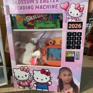 Scatola per distributore automatico personalizzata / Regalo personalizzato per bambini con foto / Riempita o vuota