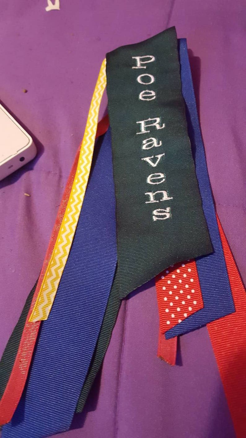Add a word to ribbon etsy