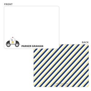 Police Car Stationery, Police Car Note Cards, Personalized Flat ...