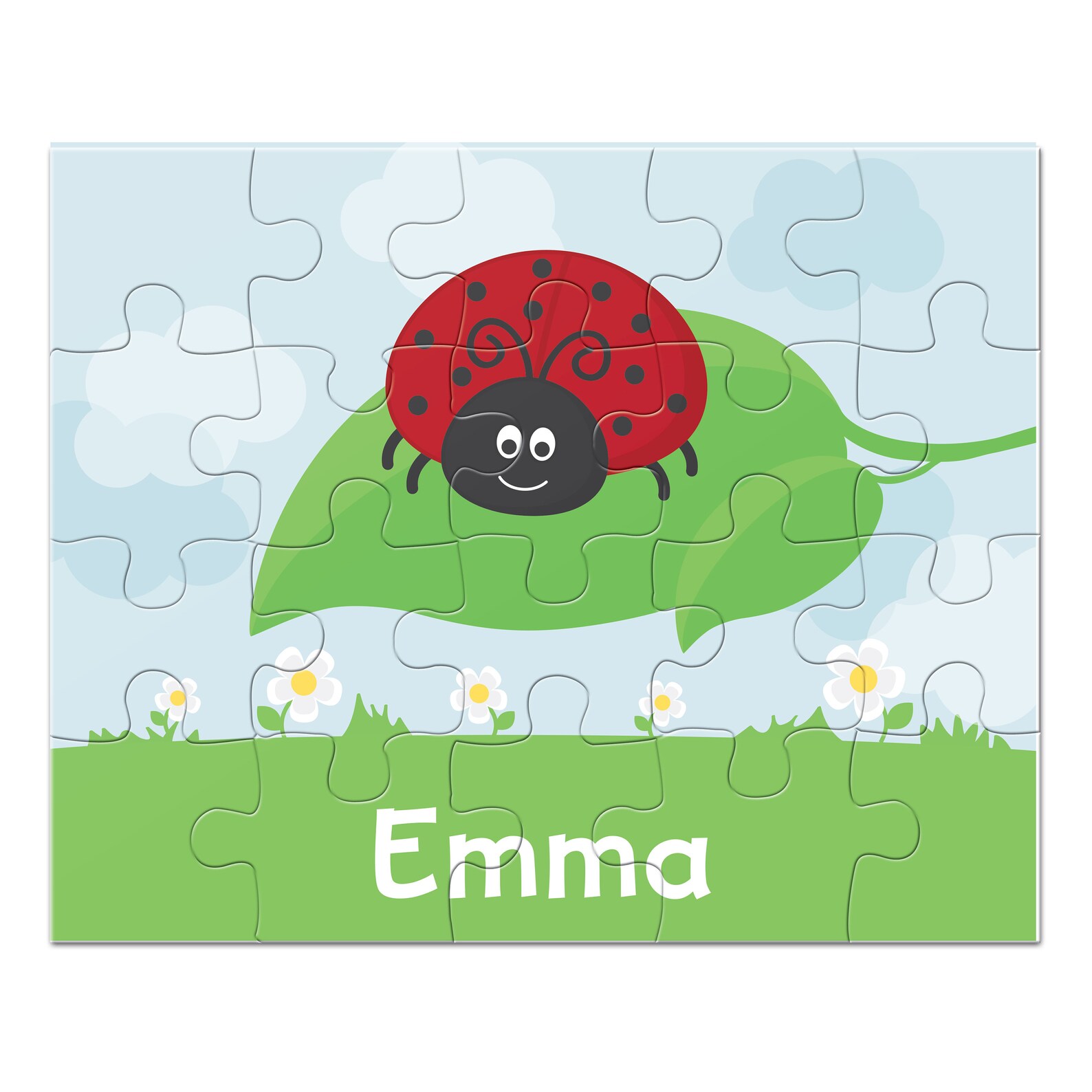 Ladybug Puzzle Personalized Puzzle for Kids Jigsaw Puzzle | Etsy