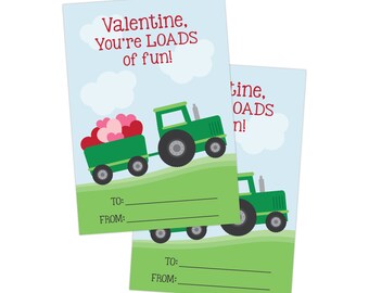 PRINTABLE Valentine for Kids, Dump Truck Classroom Valentine ...