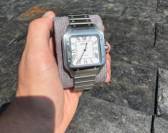 Seiko Mod Santos White Dial