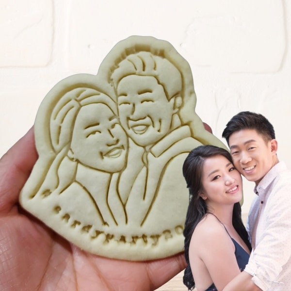 Custom Cookie Cutter, Custom Portrait Cookie cutter, Custom Face Cookie Cutter, Personalized Cookie Cutter, Perfect Gift