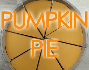 PDF SVG Thanksgiving Paper Pumpkin Pie