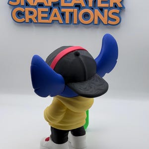 Urban Stitch Style Figure | Streetwear Fan Art Collectible 3D Print image 2