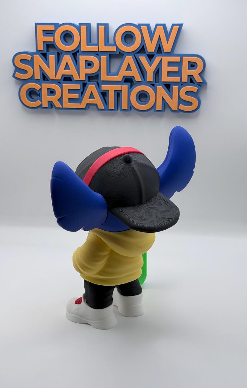 Urban Stitch Style Figure | Streetwear Fan Art Collectible 3D Print image 2