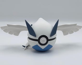 Lugia Inspired Collectible Display | Legendary Anime Decor | 3D Printed Gamer Desk Accessory | Fan Art Figure