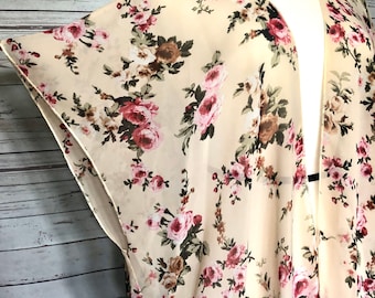 Women’s Floral Kimono, Festival Fashion, Cardigan, Womens Kimono, Floral Kimono, Kimono Cardigan, Beach Coverup, Summer Kimono