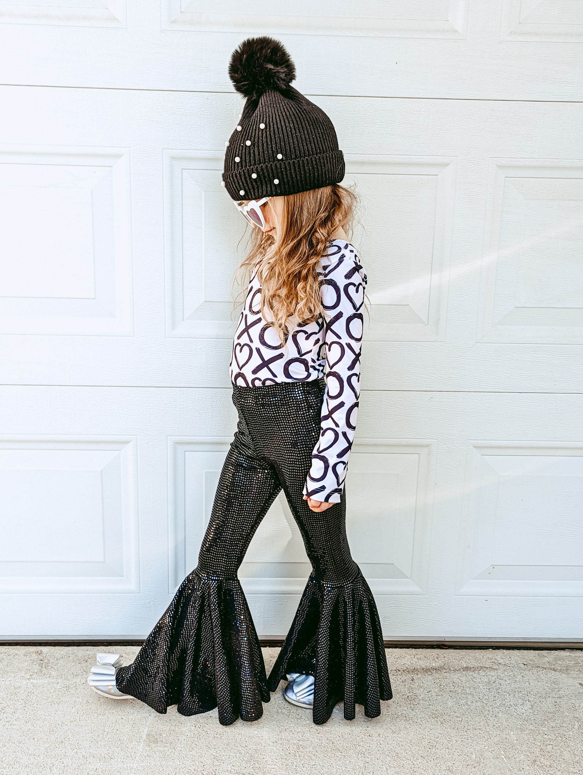 mediam Kids Knit Bell Bottoms ミディアム