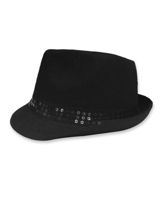 Girls black floppy hat sales