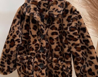 leopard print winter jacket