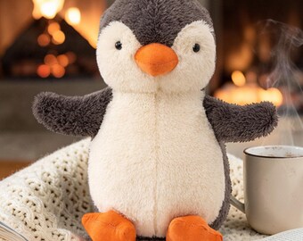 Jellycat Peanut Penguin Really Big Plush NWT – Authentic Jellycat Stuffed Penguin, Large Soft Plush Toy, Cute Gift for Kids & Collectors