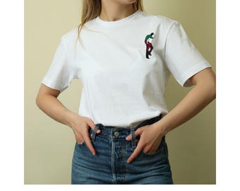 Hand painted Tshirt, firefighter of freedom