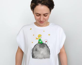little prince hand painted Tshirt
