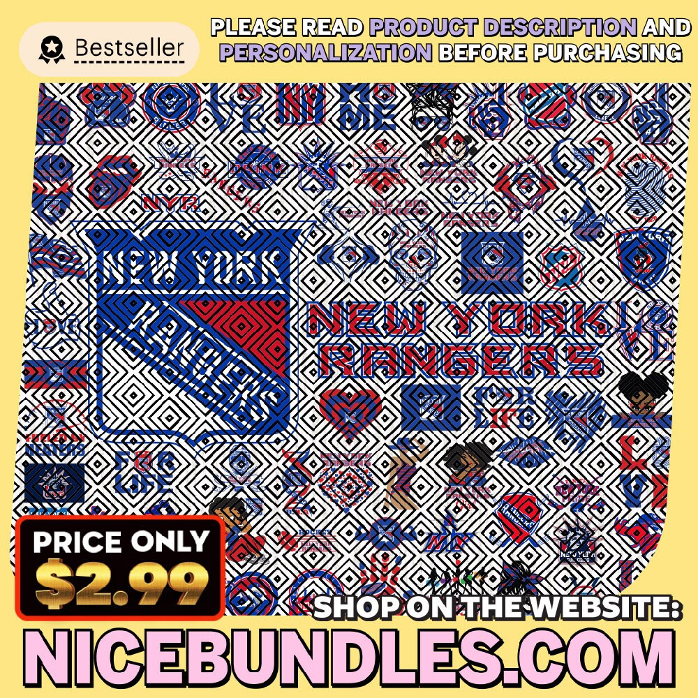 Bundle 28 Files New York Rangers Hockey Team Svg, New York R