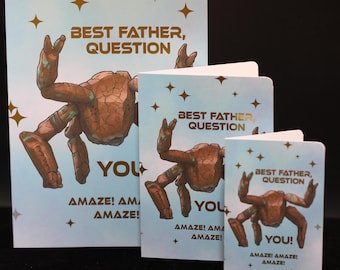 Rocky Birthday Card – Project Hail Mary Card, Personalized Sci-Fi Bookish Gift