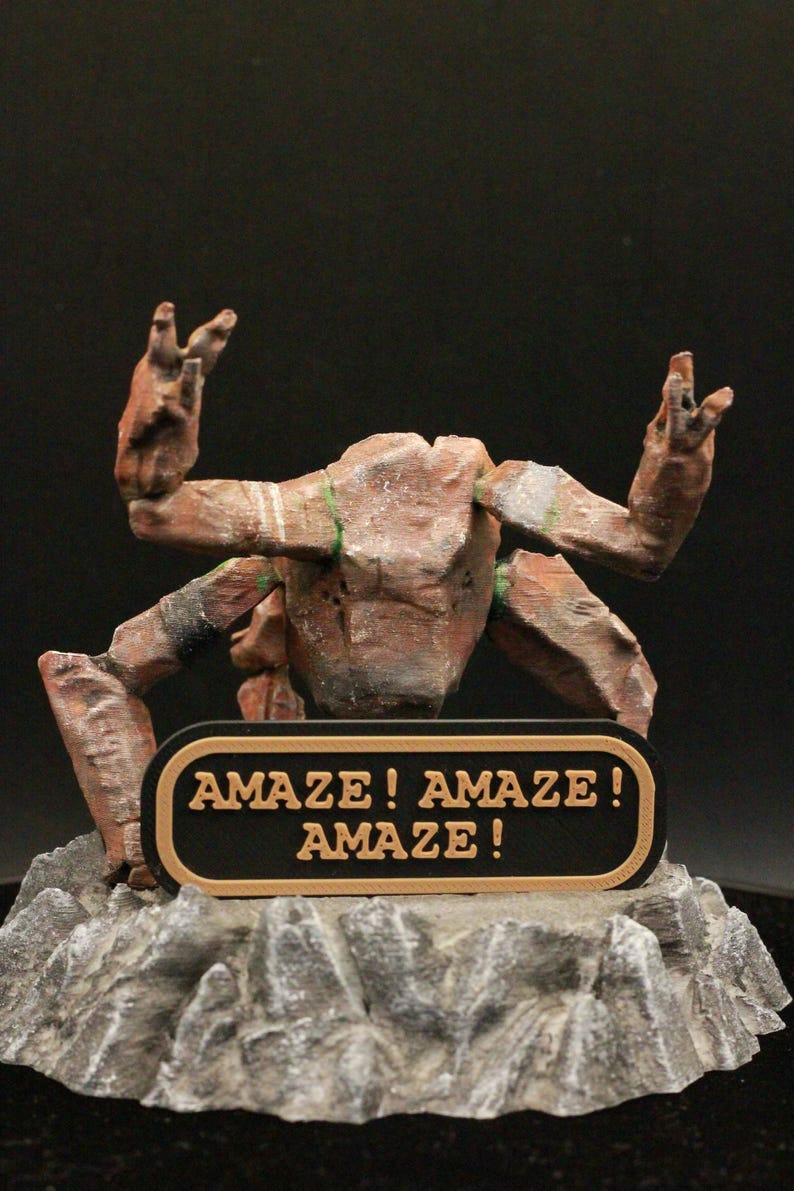 Hand-Painted Rocky Figure | Project Hail Mary Alien Display (Removable Base) Hand-Painted