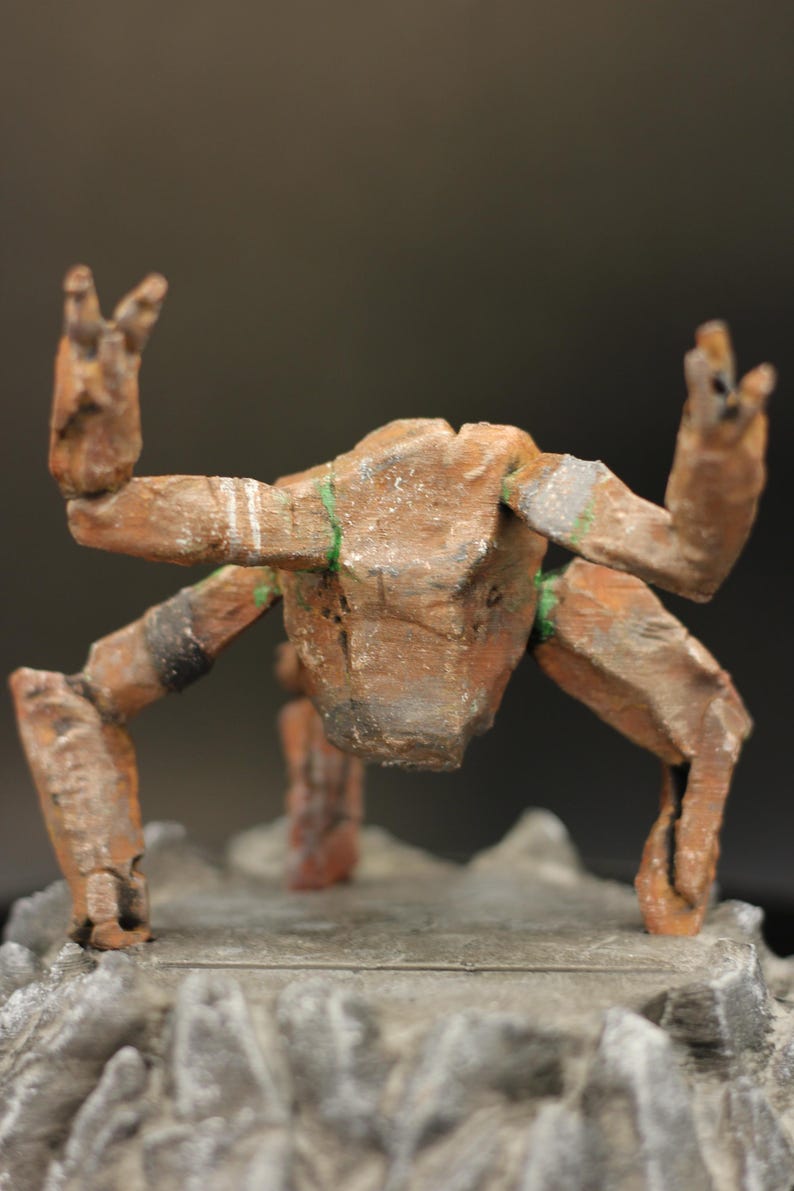 Hand-Painted Rocky Figure | Project Hail Mary Alien Display (Removable Base) image 5