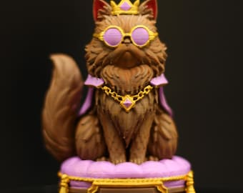 Hand-Painted Princess Donut Figure | Dungeon Crawler Carl Shelf Decor LitRPG (Removable Base)
