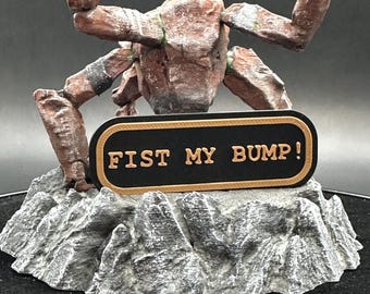 Hand-Painted Rocky Figure | Project Hail Mary Alien Display (Removable Base)