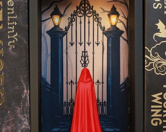 Alchemised Book Nook, Romantasy BookTok Dark Fantasy BookNook Romance, inspired by Alchemised by SenLinYu