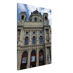 Vienna Museum Canvas Print | Architectural Facade Wall Art, European Home Decor