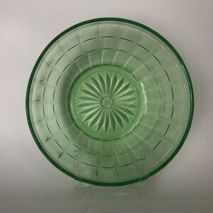 Vintage Hazel Atlas Uranium Glass Bowl