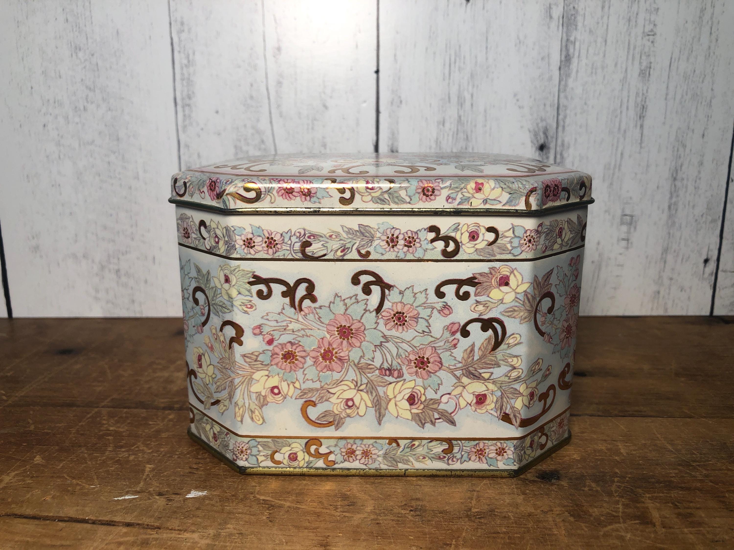 Metal Vintage Tea Tins - Etsy