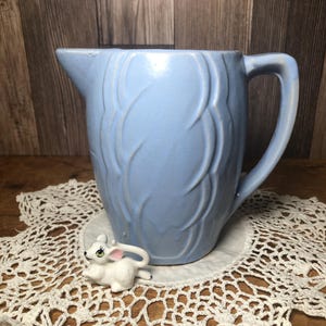 Brocca per il latte in ceramica McCoy color blu pervinca
