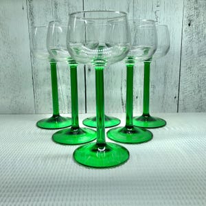 Vintage Luminarc Wine Glasses France Set of 6