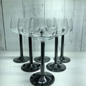 Vintage Luminarc Wine Glasses France Set of 6