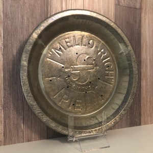 Vintage Pie Tin Mrs. Smiths Mellow Rich