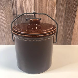 Vintage Brown Cheesecrock
