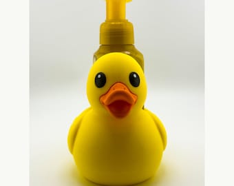 Duck Soap Holder - Fits Bath & Body Works Foaming Hand Soap Bottle - Cute Rubber Duck Bathroom Decor - 3D Printed Kentucky Made