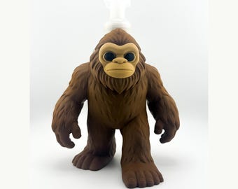 Bigfoot Soap Holder - Fits Bath & Body Works Foaming Hand Soap Bottle - Funny Sasquatch Bathroom Decor - 3D Printed Kentucky Made