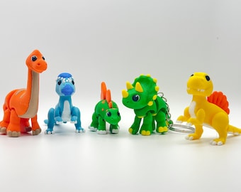 Articulated Dinosaur – 3D Printed Flexi Dino – Choose Your Species – Desk Companion – Made in Kentucky