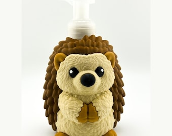 Hedgehog Soap Holder - Fits Bath & Body Works Foaming Hand Soap Bottle - Cute Woodland Bathroom Decor - 3D Printed Kentucky Made