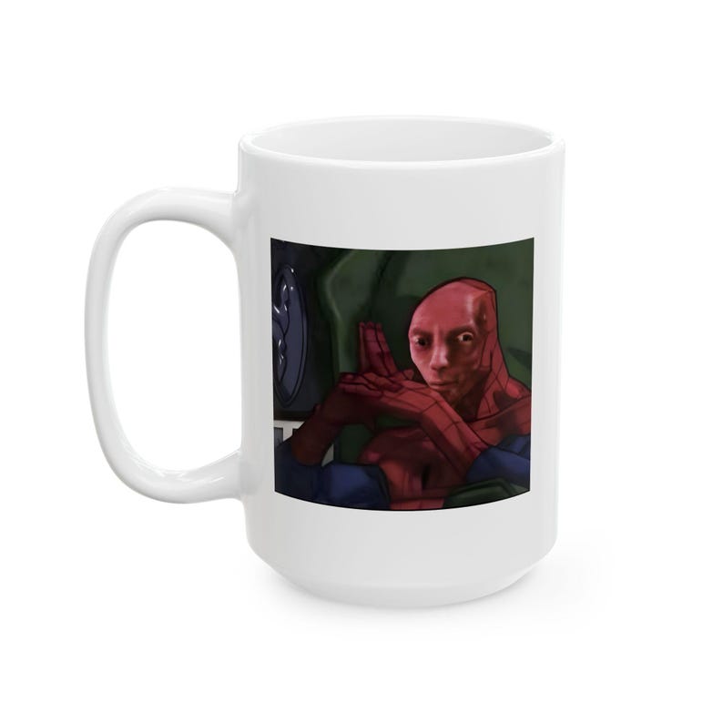 Spiderman Ceramic Mug, (11oz, 15oz), Marvel Mug image 2