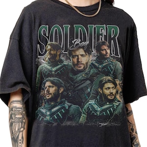 Soldier Boy Vintage 90s Bootleg T-Shirt | Soldier Boy The Boys Shirt | Soldier Boy Movie 2025 Shirt | Retro Soldier Boy Streetwear Tee