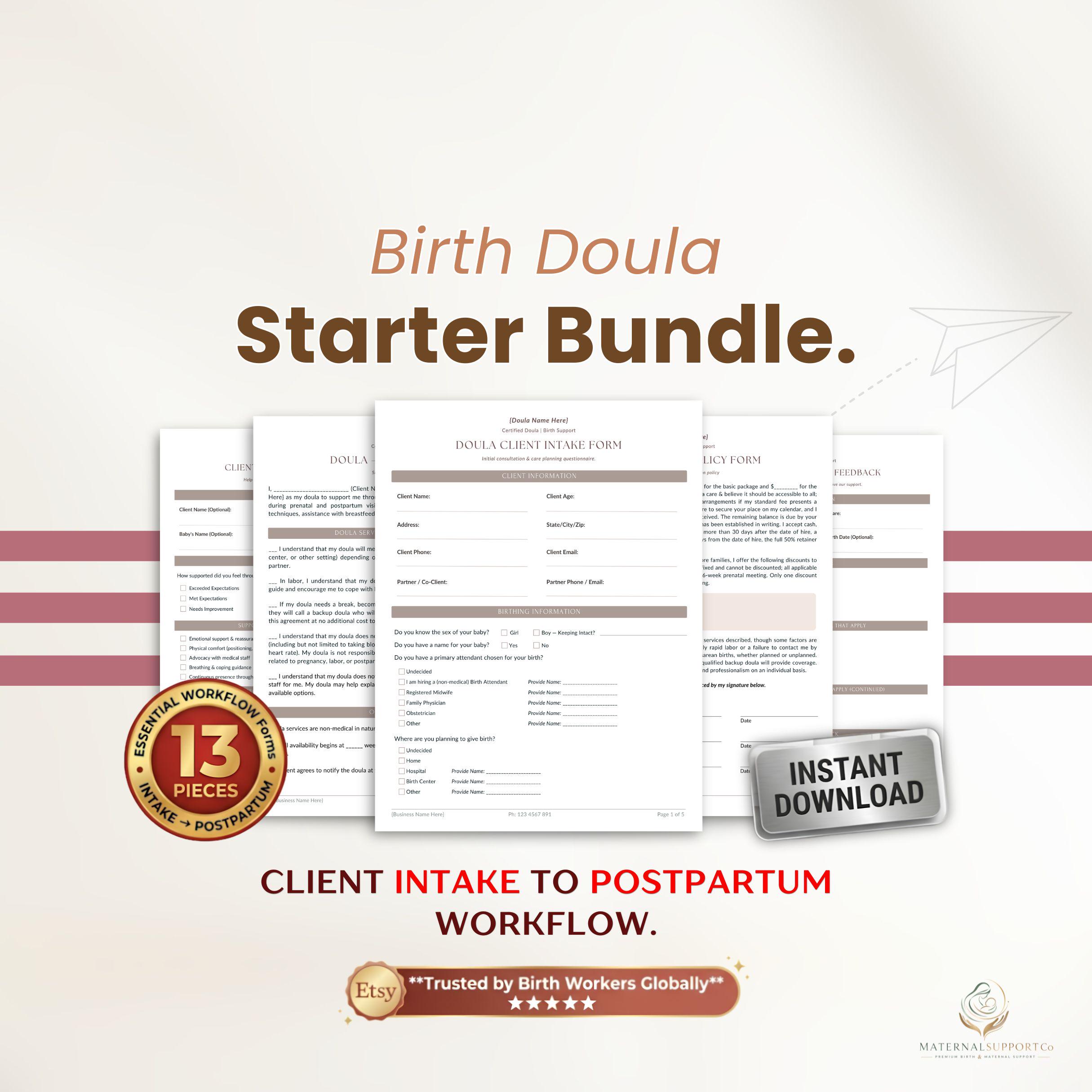 Birth Doula Contract & Scope Bundle