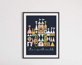 It's A Small World DIGITAL INSTANT DOWNLOAD - Etsy