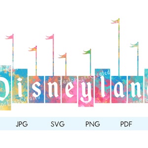 Disneyland Sign Printable and SVG