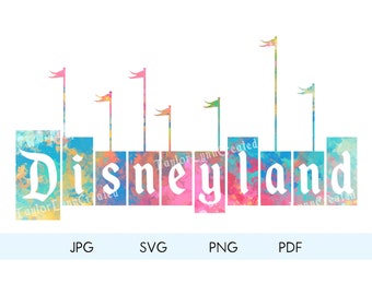 Disneyland Sign Printable and SVG