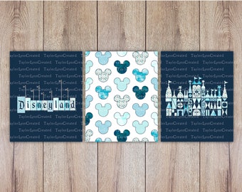 Disneyland druckbare Set