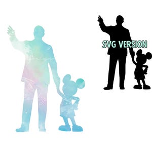 Walt Statue Digital Graphics Bundle - JPG PNG SVG