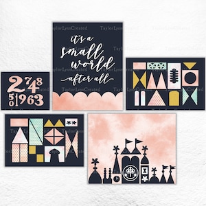 It&#39;s a Small World Gallery Wall Set