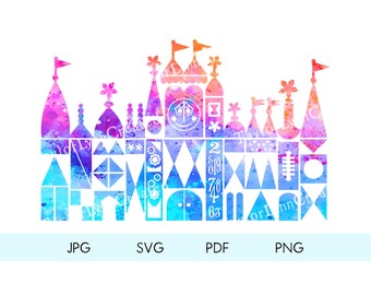 Small World Digital Bundle - JPG SVG PNG