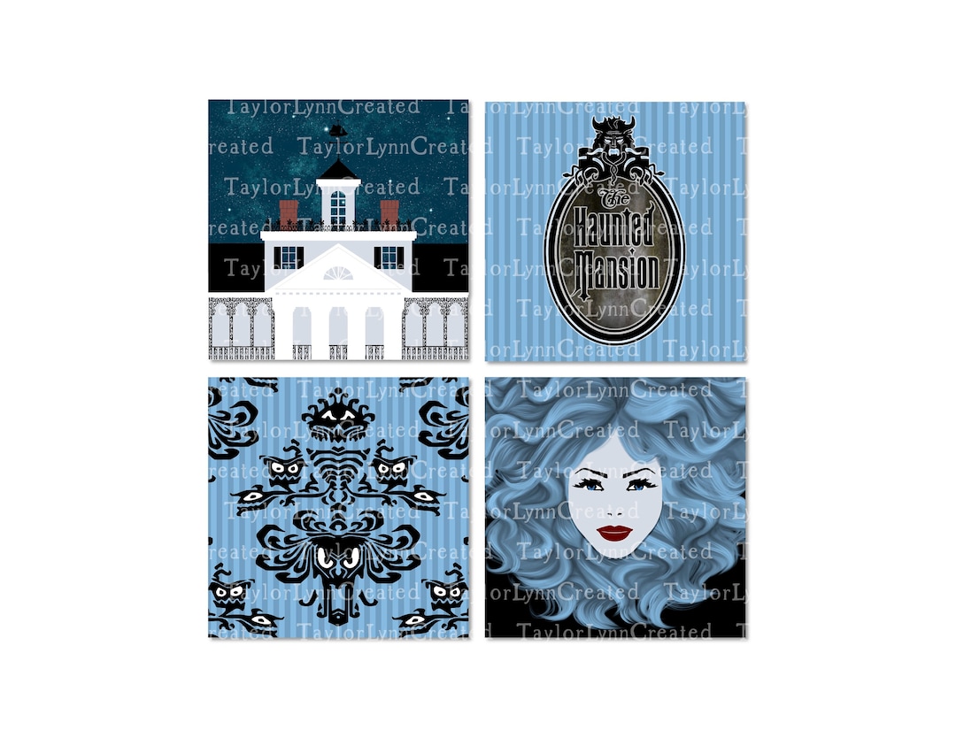 Haunted Mansion Printable Set - Etsy