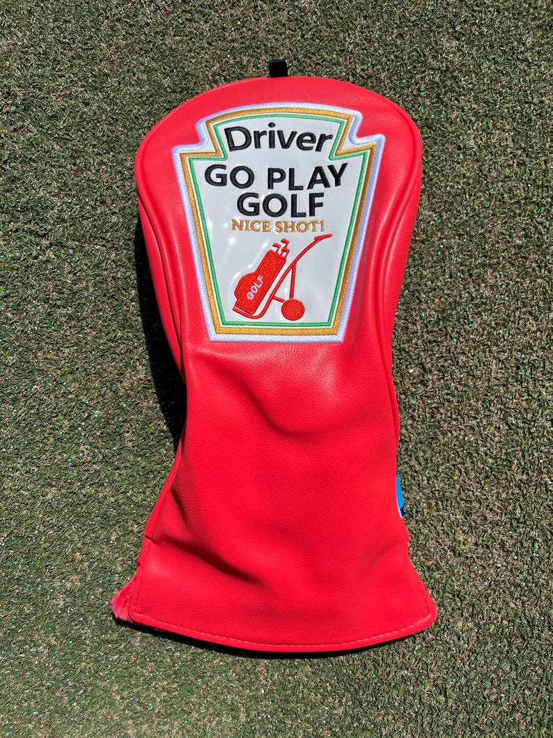 Codomens Ensemble de couvre-clubs de golf à motifs de condiments – Ketchup ...