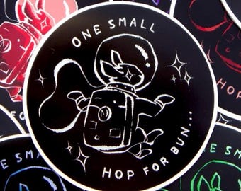 Space Bun Sticker
